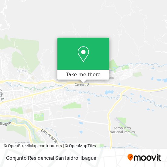 Mapa de Conjunto Residencial San Isidro