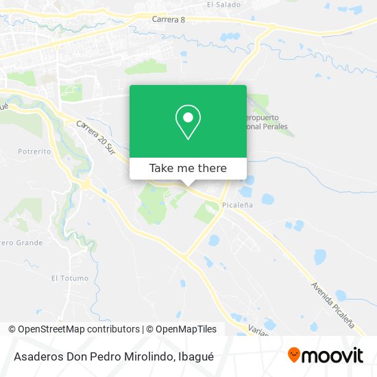 Mapa de Asaderos Don Pedro Mirolindo