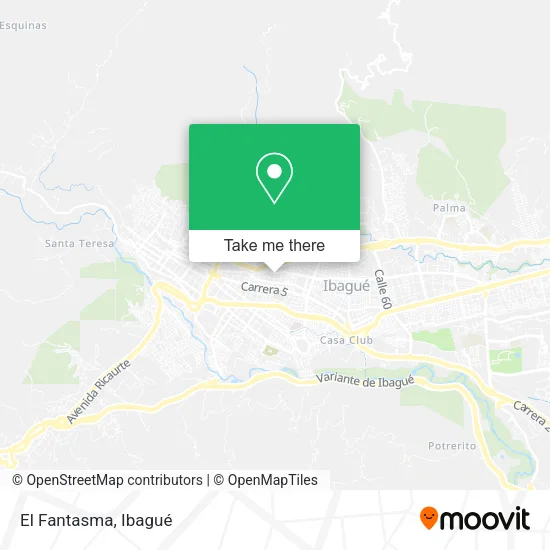 Mapa de El Fantasma