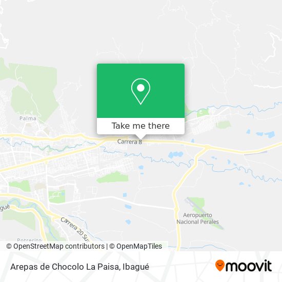 Arepas de Chocolo La Paisa map