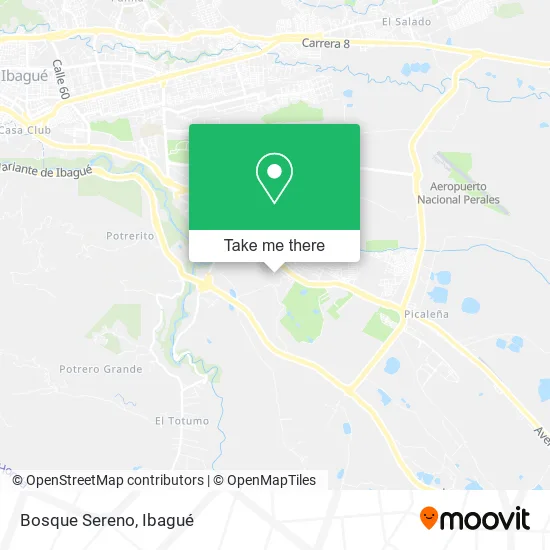 Mapa de Bosque Sereno