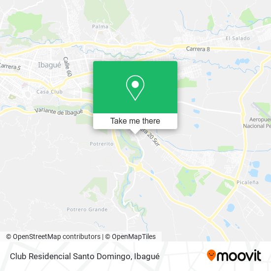 Club Residencial Santo Domingo map