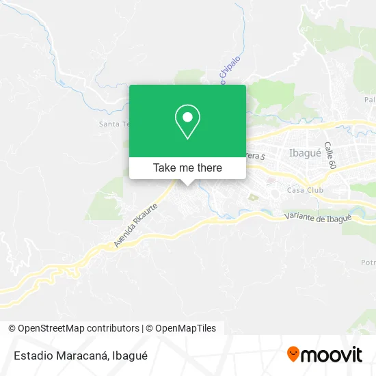 Mapa de Estadio Maracaná