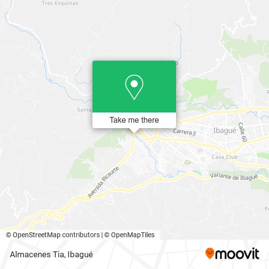 Mapa de Almacenes Tia