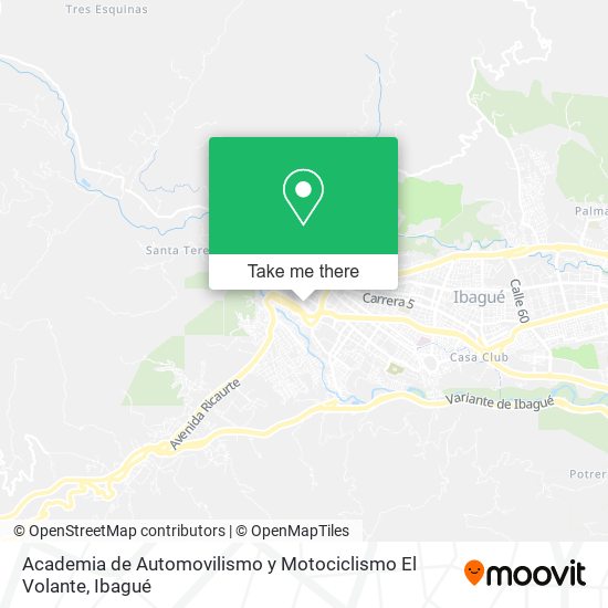 Academia de Automovilismo y Motociclismo El Volante map