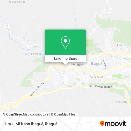 Hotel Mi Kasa Ibagué map