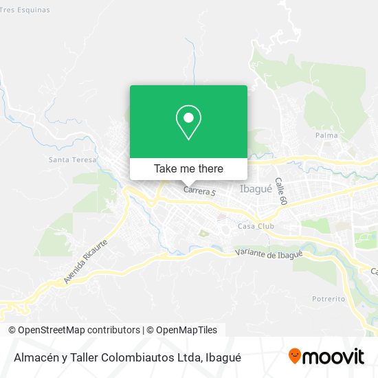 Almacén y Taller Colombiautos Ltda map