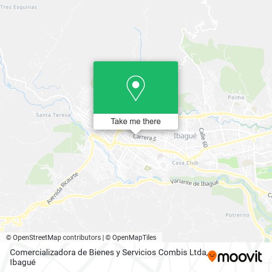 Comercializadora de Bienes y Servicios Combis Ltda map