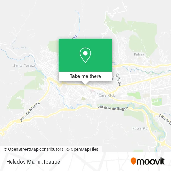 Mapa de Helados Marlui
