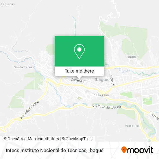 Mapa de Intecs Instituto Nacional de Técnicas