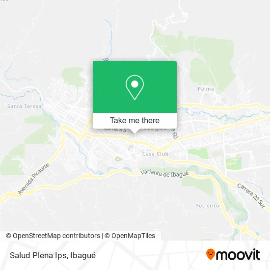 Mapa de Salud Plena Ips