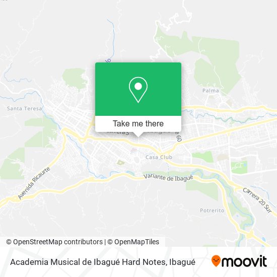 Academia Musical de Ibagué Hard Notes map