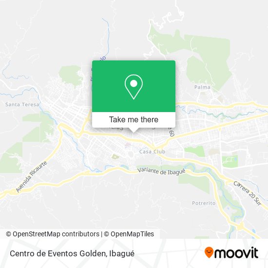 Centro de Eventos Golden map