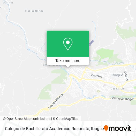 Colegio de Bachillerato Academico Rosarista map