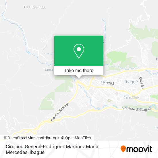 Cirujano General-Rodriguez Martinez Maria Mercedes map