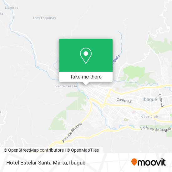 Hotel Estelar Santa Marta map