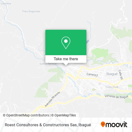 Mapa de Roest Consultores & Constructores Sas