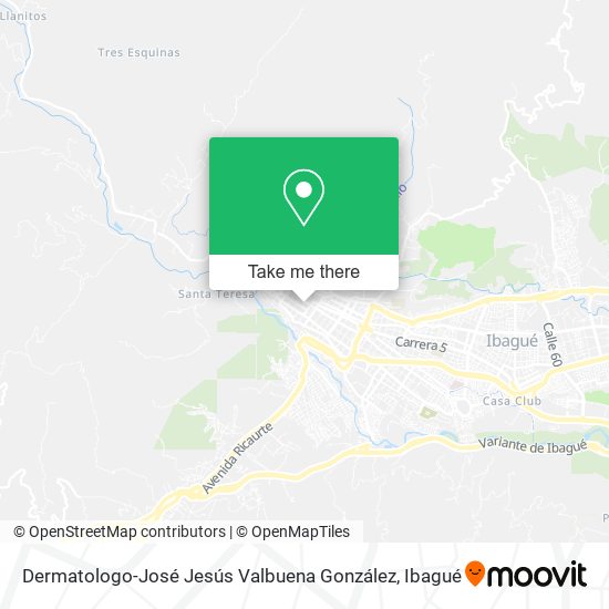 Mapa de Dermatologo-José Jesús Valbuena González