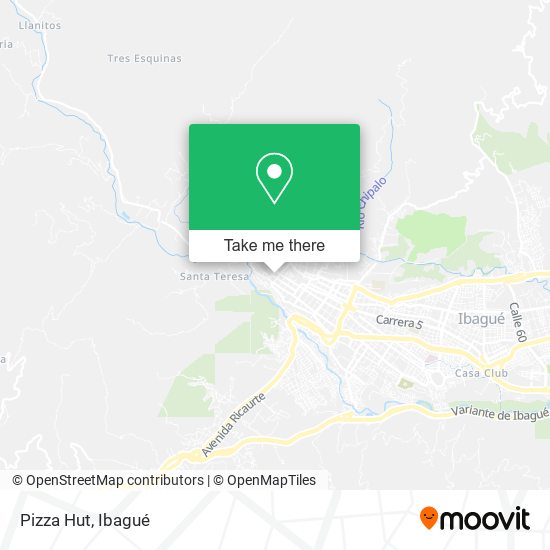 Pizza Hut map