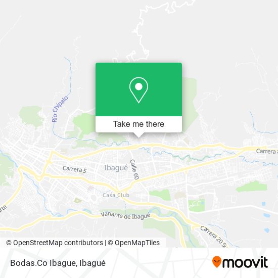 Bodas.Co Ibague map