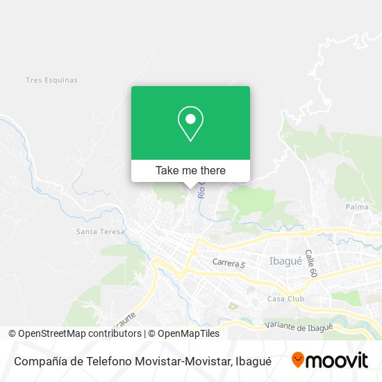 Mapa de Compañía de Telefono Movistar-Movistar