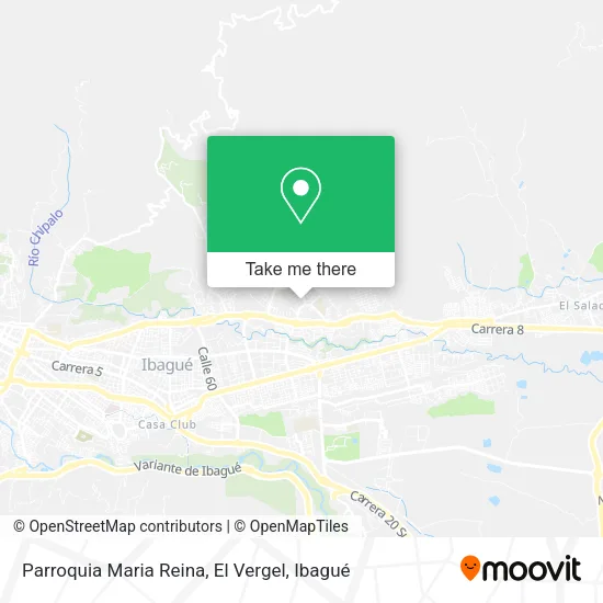 Mapa de Parroquia Maria Reina, El Vergel
