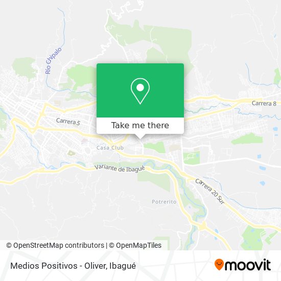 Medios Positivos - Oliver map