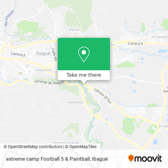 Mapa de extreme camp Football 5 & Paintball