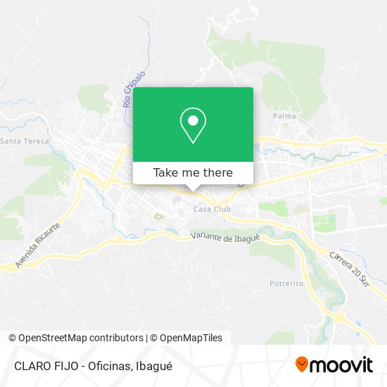 CLARO FIJO - Oficinas map