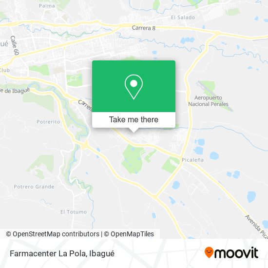 Farmacenter La Pola map