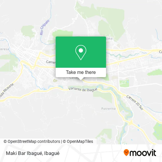 Maki Bar Ibagué map