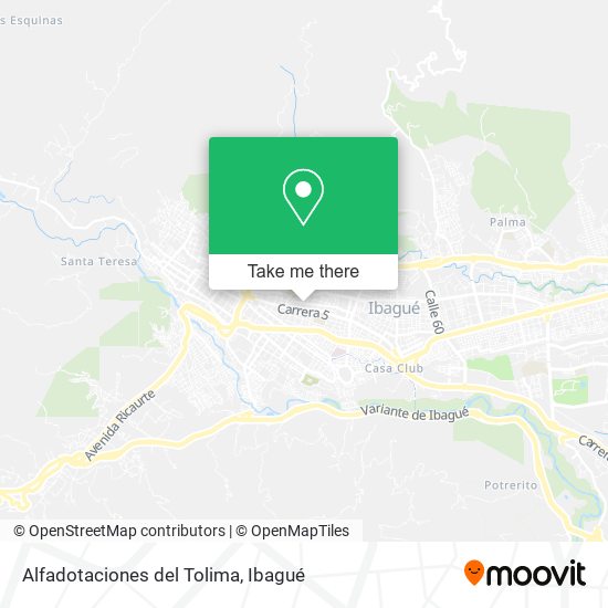 Alfadotaciones del Tolima map