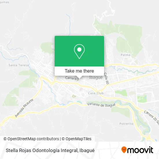 Mapa de Stella Rojas Odontología Integral