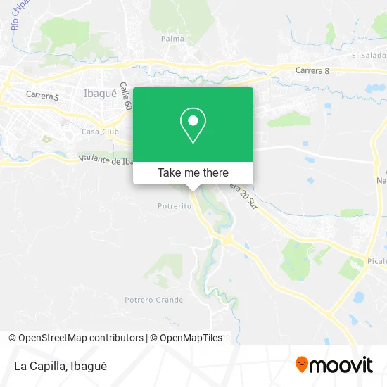 Mapa de La Capilla