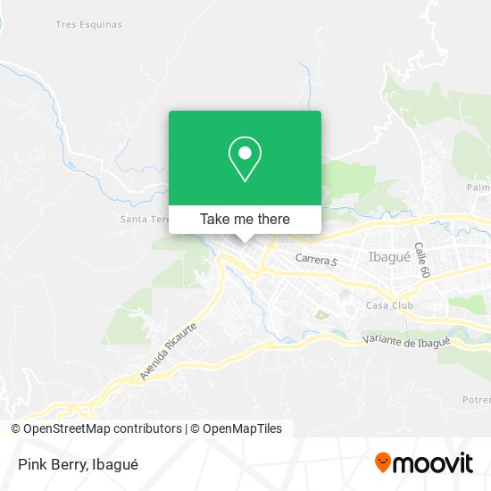 Mapa de Pink Berry