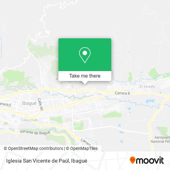 Mapa de Iglesia San Vicente de Paúl