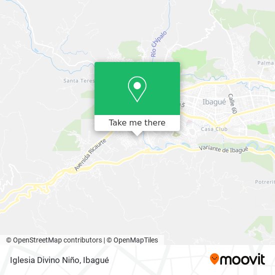 Mapa de Iglesia Divino Niño