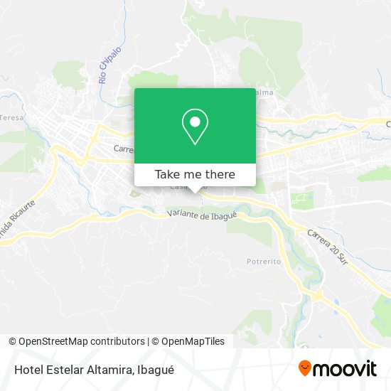 Hotel Estelar Altamira map