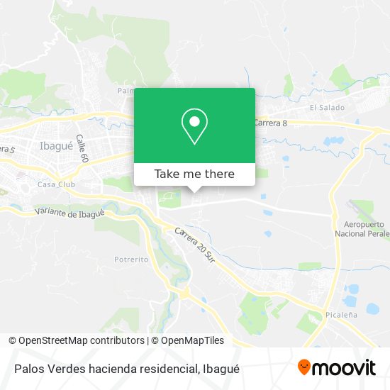 Mapa de Palos Verdes hacienda residencial