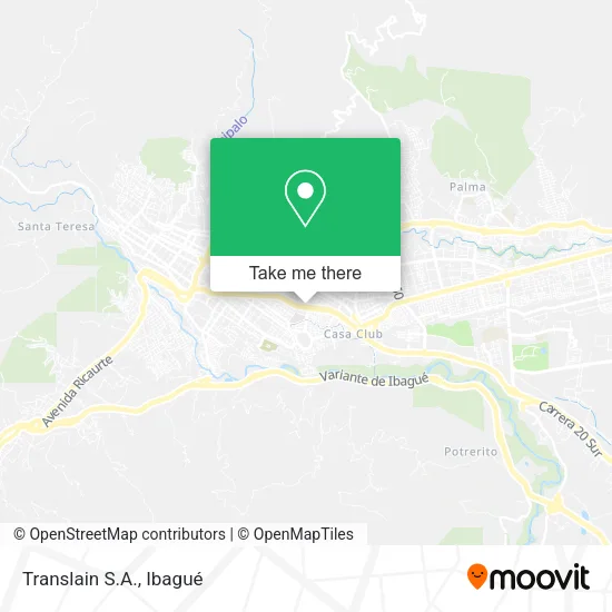 Mapa de Translain S.A.