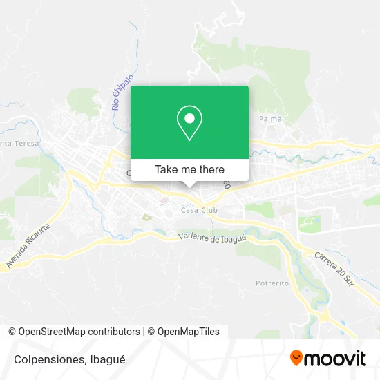 Mapa de Colpensiones