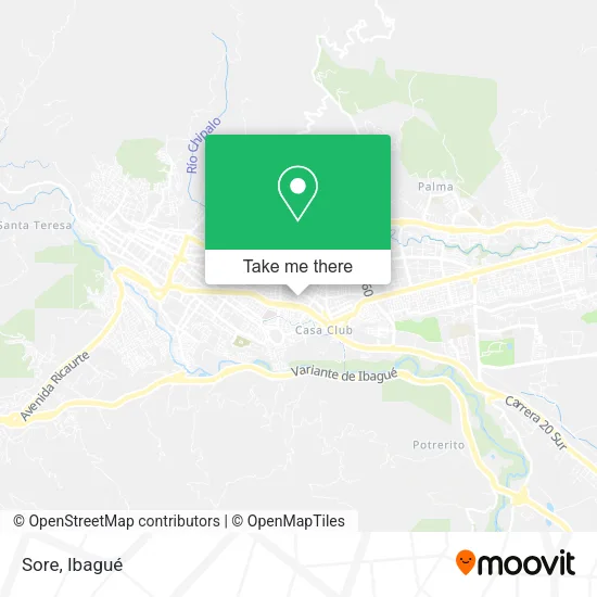 Mapa de Sore