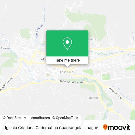 Iglesia Cristiana Carismatica Cuadrangular map