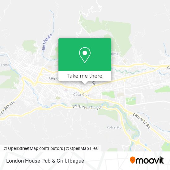 Mapa de London House Pub & Grill