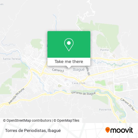 Mapa de Torres de Periodistas