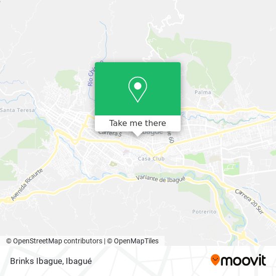 Brinks Ibague map