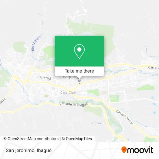 San jeronimo map