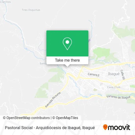 Mapa de Pastoral Social - Arquidiócesis de Ibagué