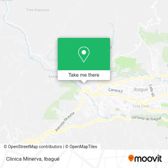 Mapa de Clinica Minerva