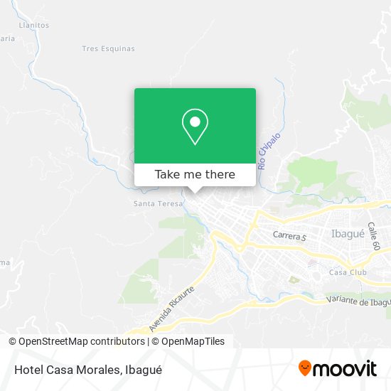 Hotel Casa Morales map